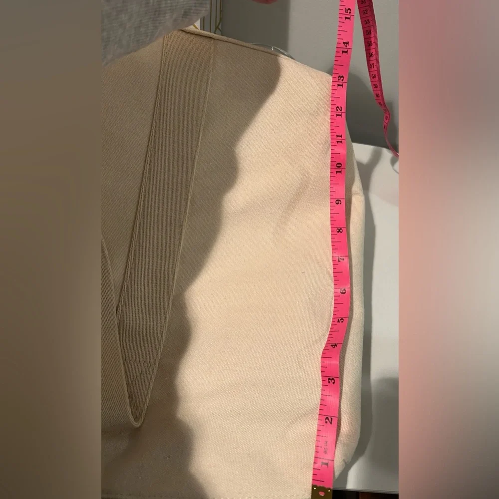 Polo by Ralph Lauren Cream Canvas Duffel Tote Bag - EUC one owner. - Picture 12 of 16